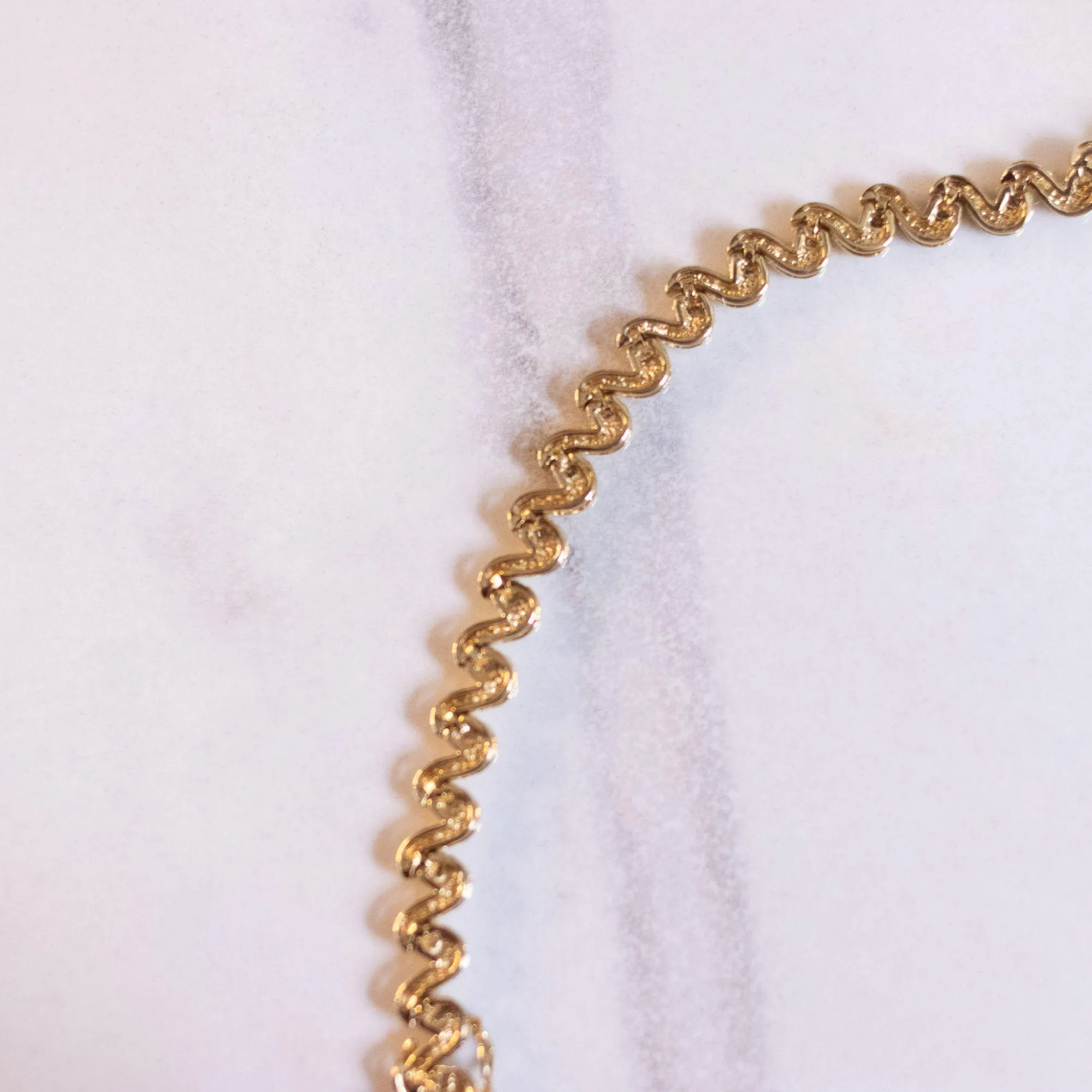 Vintage 18kt Gold Plated Tennis Bracelet with Cubic Zirconias