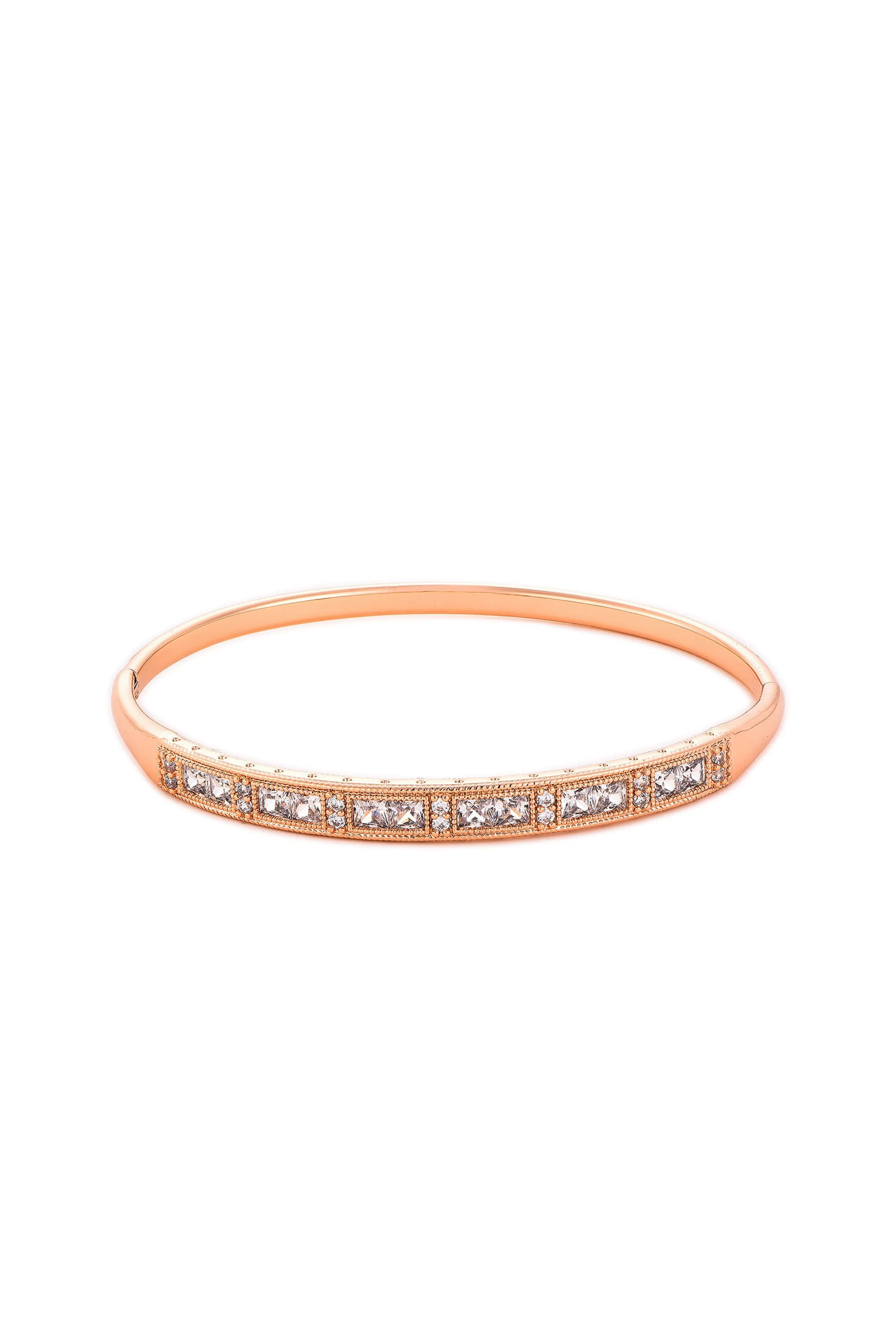 Waterproof Rose Gold Plated Diamond Bracelet