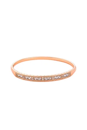 Waterproof Rose Gold Plated Diamond Bracelet