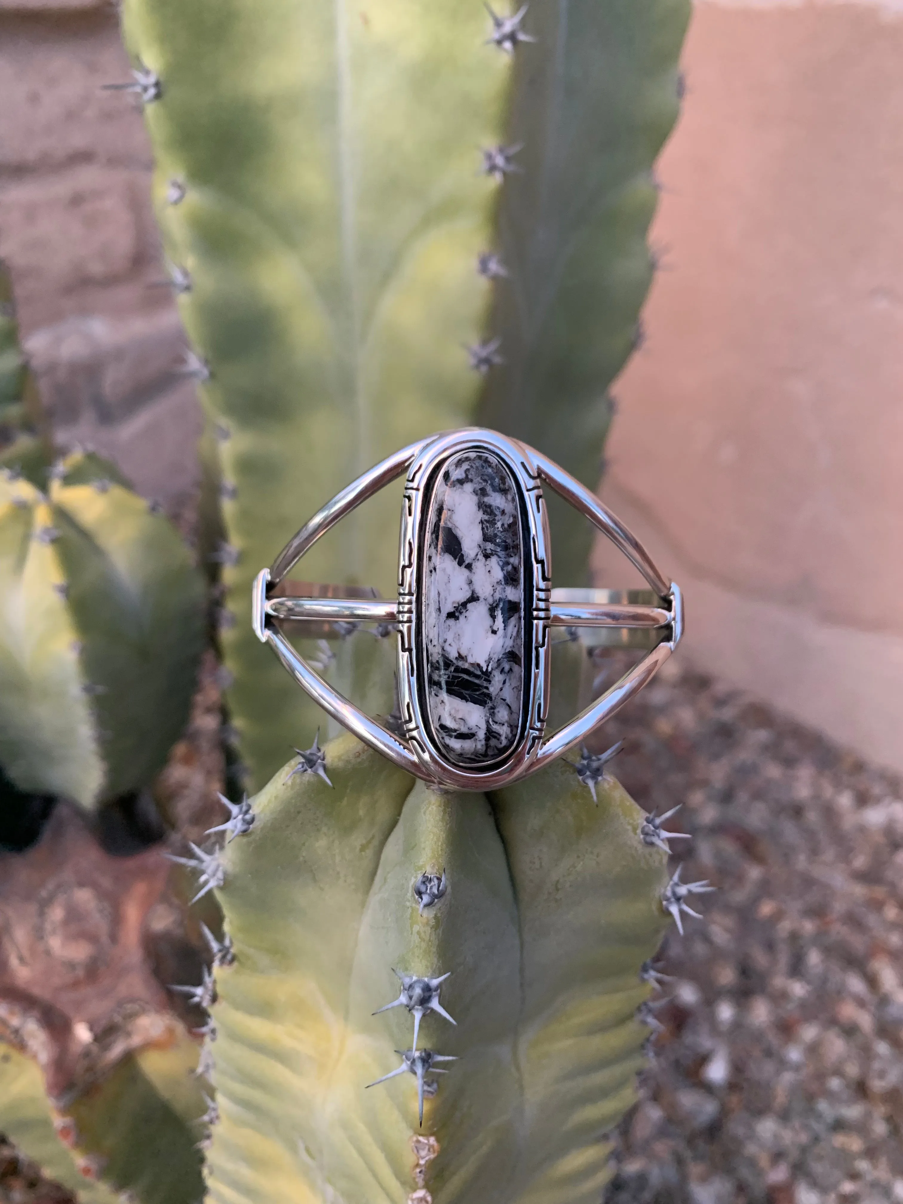 White Buffalo cuff bracelet
