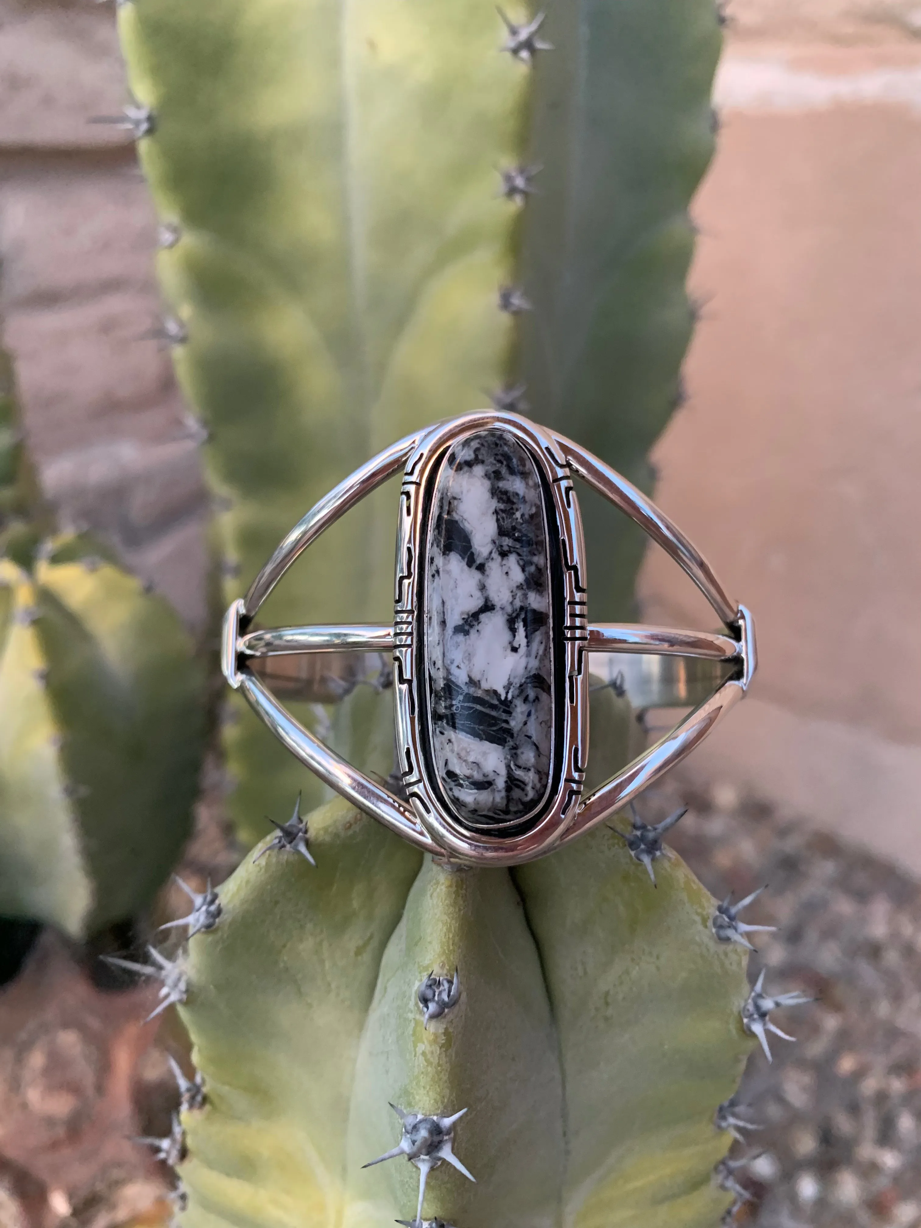 White Buffalo cuff bracelet