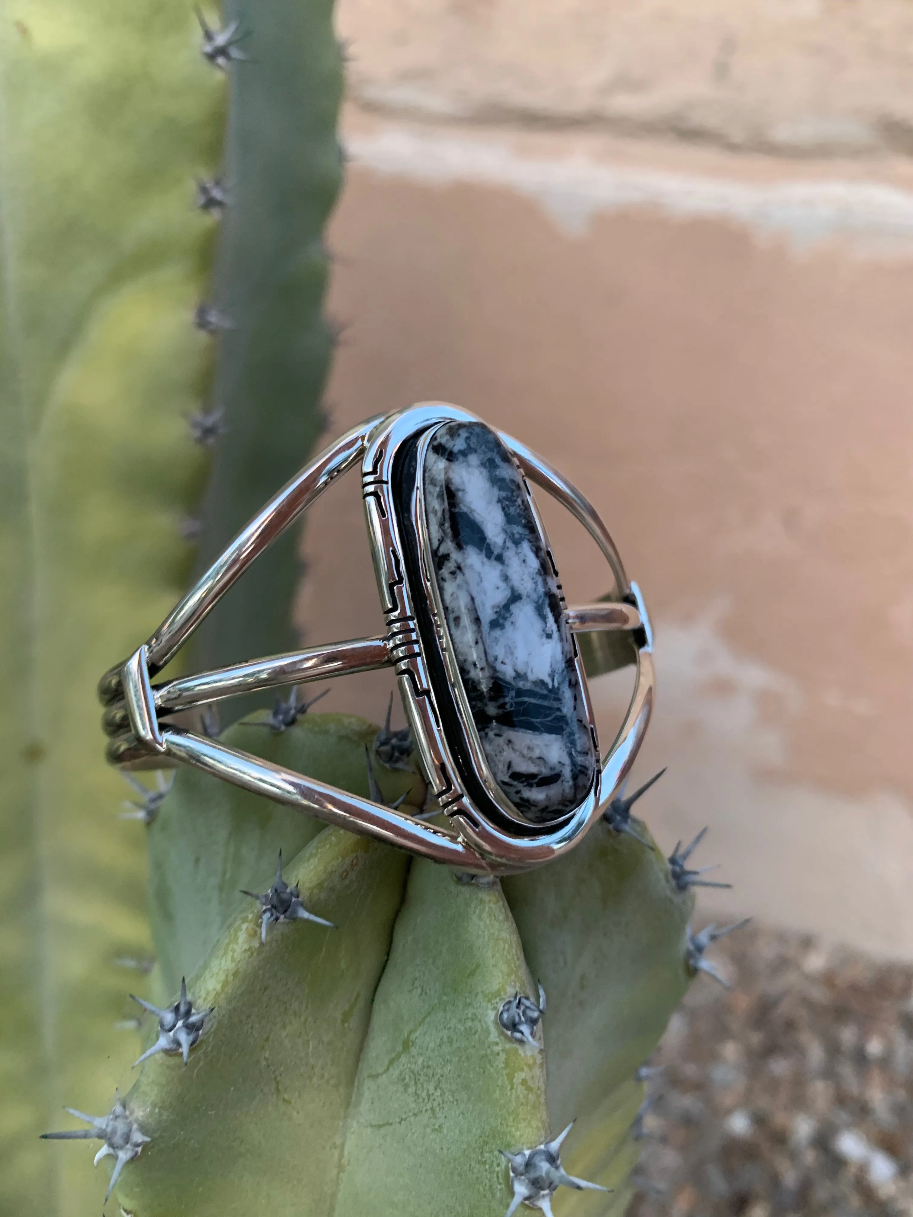 White Buffalo cuff bracelet