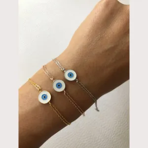 Silver white silver plated with platinum thin bracelet