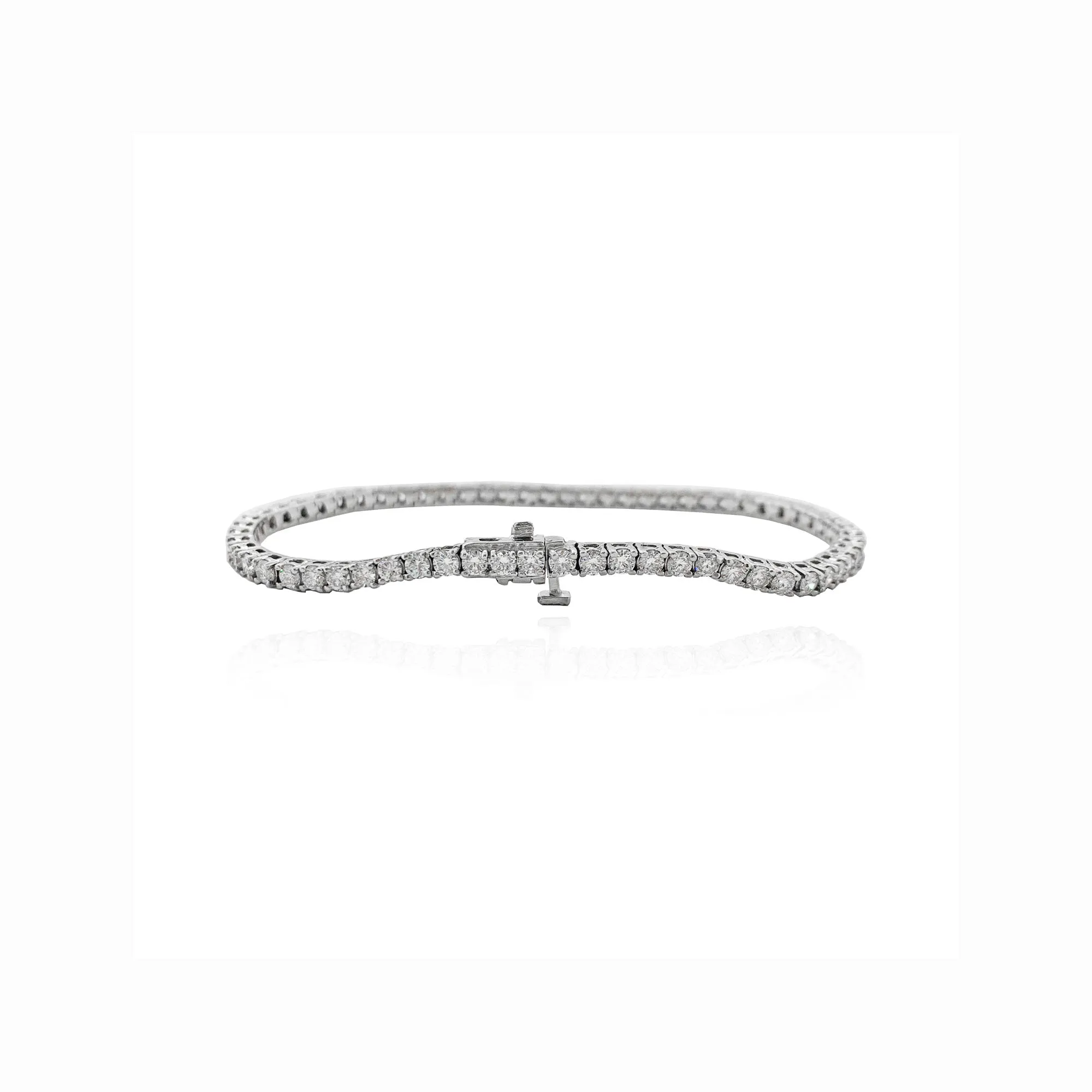 White Gold VS Diamond Tennis Bracelet (14K)