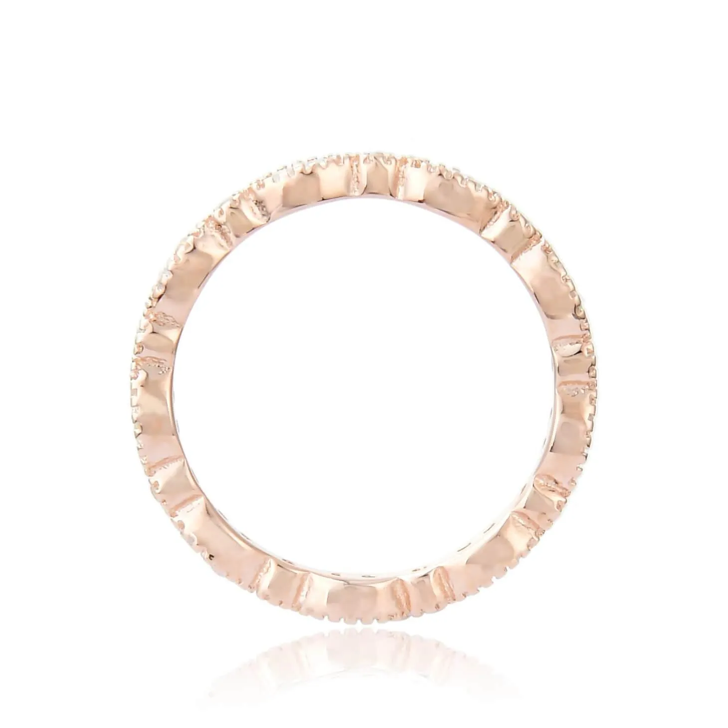 White Sapphire Eternity Ring