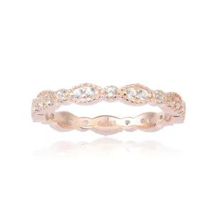 White Sapphire Eternity Ring