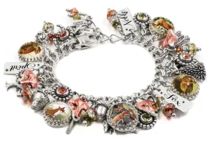Wildlife Fox charm bracelet