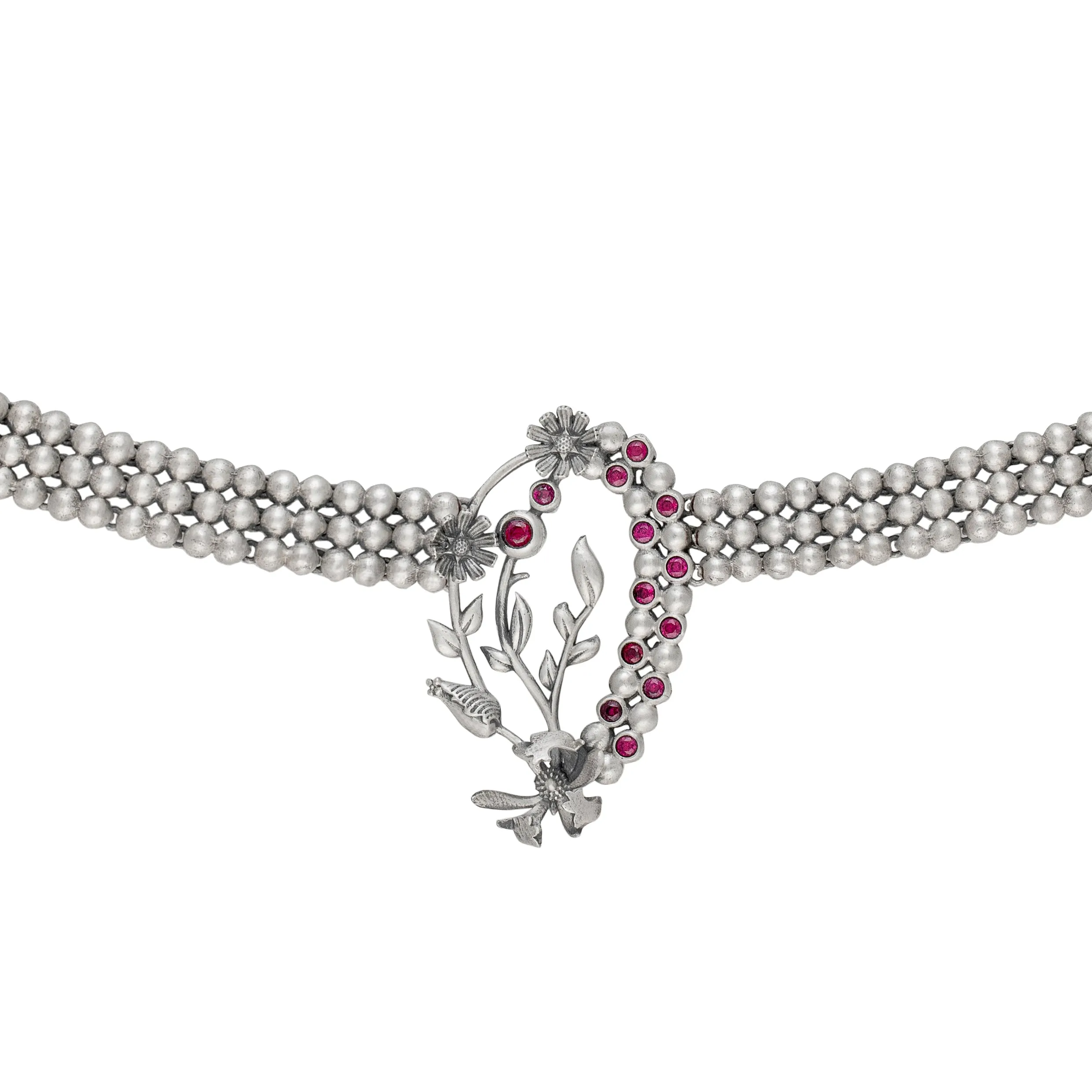 William Morris - Compton Silver Choker by Moha