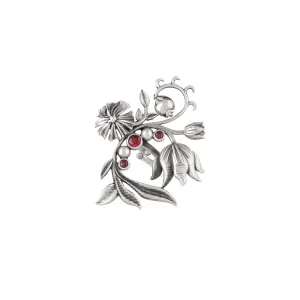 William Morris - Lilly Growing Silver Finger Ring by Moha