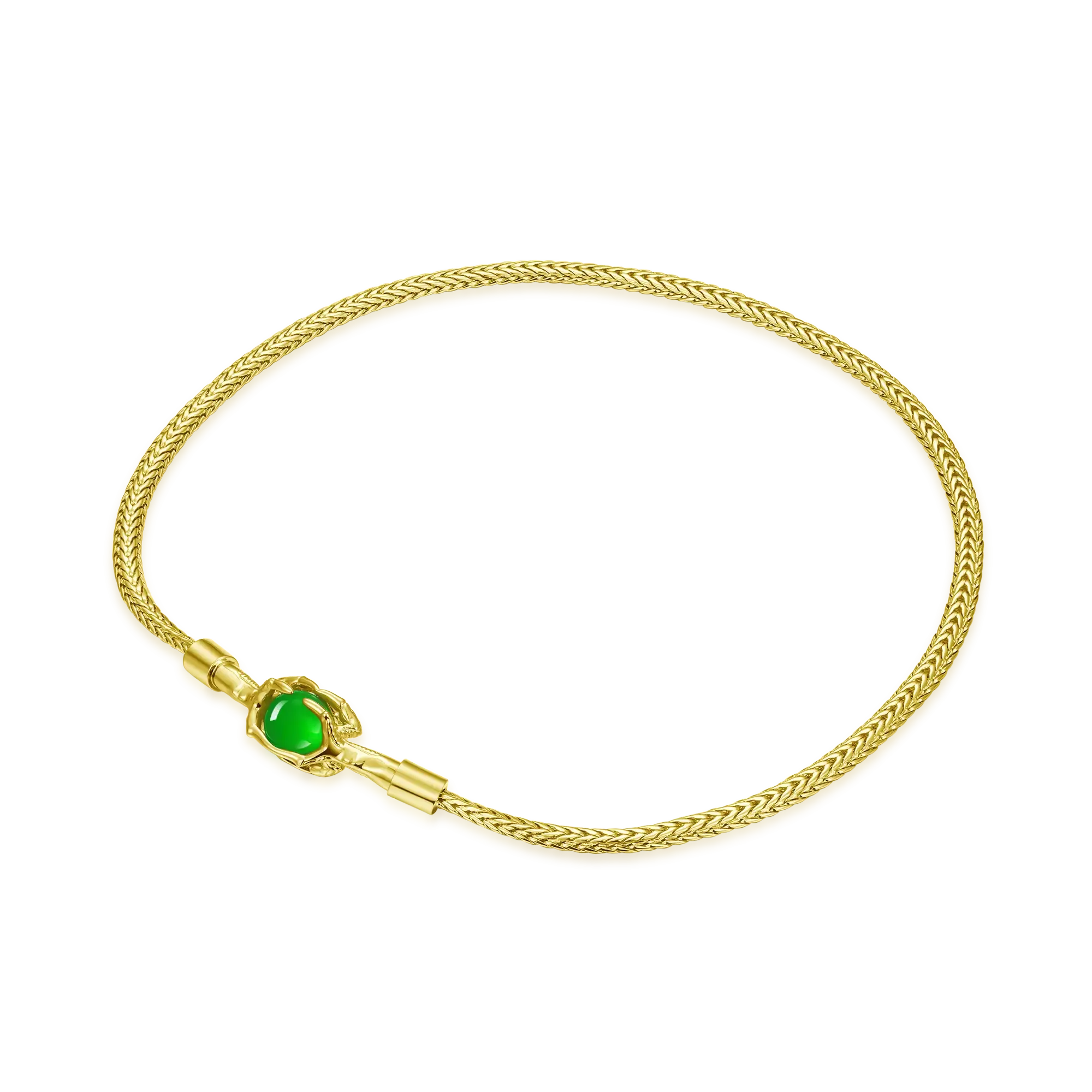 WONG Ⅱ Claw Jade Choker - 6mm