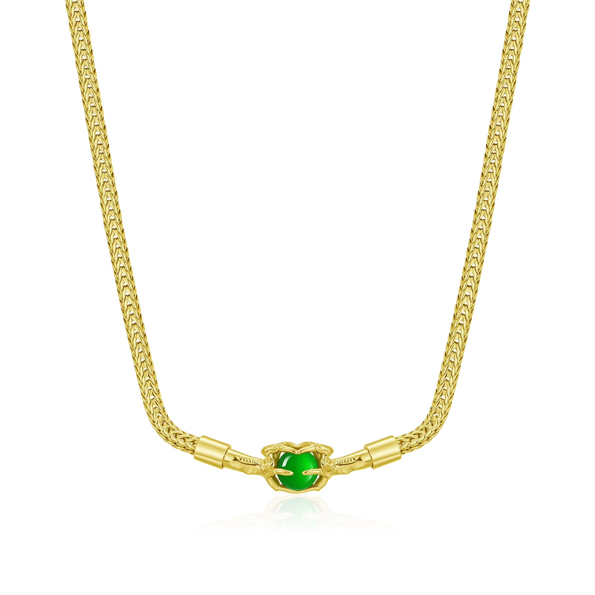 WONG Ⅱ Claw Jade Choker - 6mm