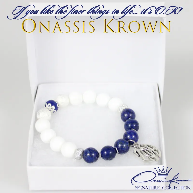 Zetas Greek Letter Bead Bracelet