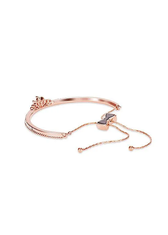 Zirconia Crown 18K Gold Plated Arch Bracelet