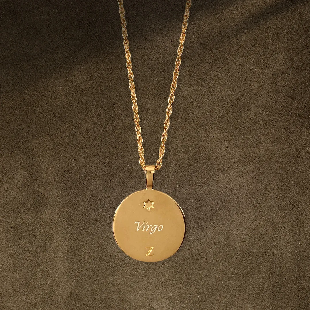 Zodiac Necklace / virgo